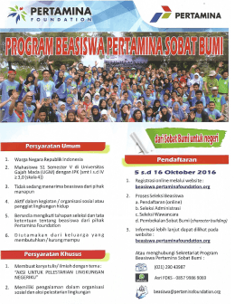 Page 1 A ZA A\ F O U N D A T I O N PERTAMINA Ay