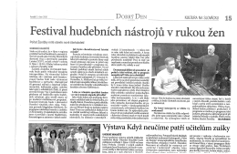 Festival hudebních nástrojů v rukou žen