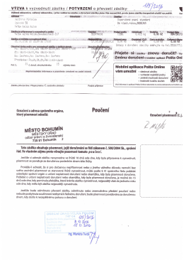 185/2016 - V&yacute;zva k vyzvednut&iacute; z&aacute;silky, Miroslav Gajdorus, Město