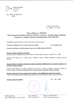 Page 1 FAKULTA PRÁVNICKÁ > západočESKÉ UNIVERZITY V