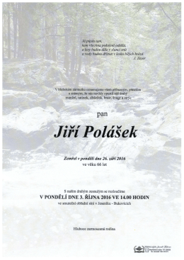 Jiř&iacute; Pol&aacute;&scaron;ek