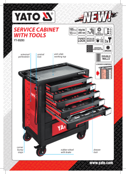 SERVICE CABINET WITH TOOLS