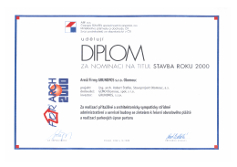 Nominace na titul "Stavba roku 2000"