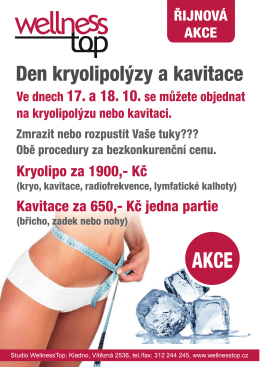 Den kryolipolýzy a kavitace