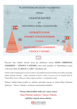 USTROJTE S NÁMI dánský vánoční strom