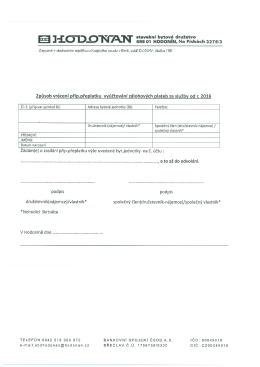 Formul&aacute;ř způsob vr&aacute;cen&iacute; př&iacute;p.přeplatku vy&uacute;čtov&aacute;n&iacute; z&aacute;loh od r. 2016