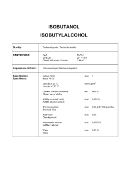 isobutanol isobutylalcohol