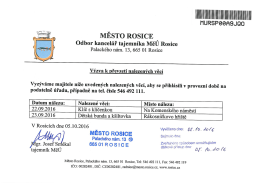 Page 1 ||||||||||||||||||||||| MURSPŘŘASJQ0 e=ă. MĚSTO ROSICE