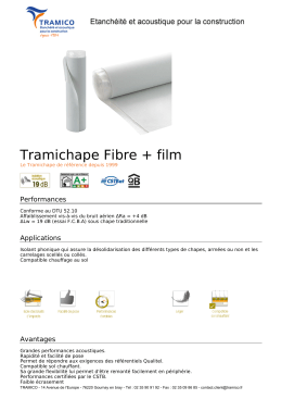 Tramichape Fibre + film