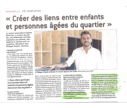 D&eacute;couvrez l`article paru &eacute;voquant l`&eacute;v&eacute;nement
