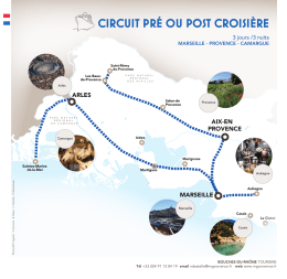 circuit pré ou post croisière - Club de la Croisière Marseille Provence