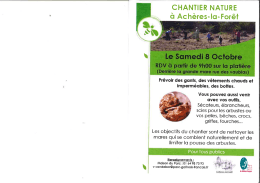 Chantier nature le 8 octobre