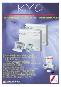 kyo pl avant - Alarm International Systems