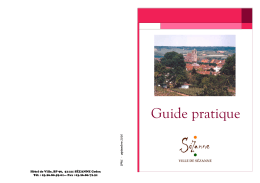 Guide pratique - Ville de Sézanne