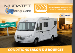 Brochure - Muratet Camping-cars