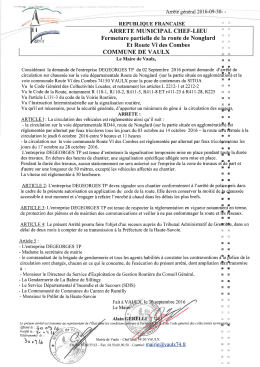 Page 1 -1 u. lºgrafi [30|| |- Arrêté général 2016-09