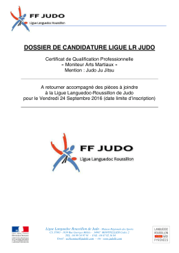 Télécharger - Ligue Languedoc Roussillon de Judo