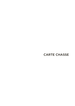 CARTE CHASSE