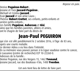 Jean-Paul PEGUIRON