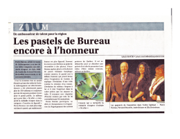 CAPSQ prix - Pierre Bureau