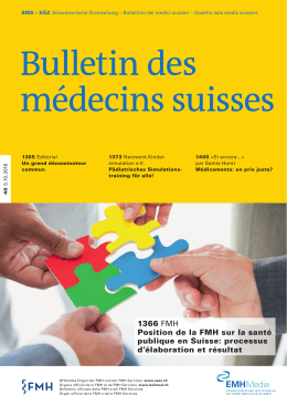 Bulletin des médecins suisses 40/2016