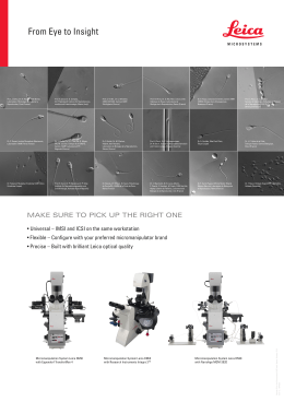 From Eye to Insight - Leica Microsystems