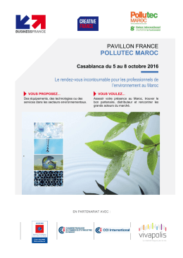 pollutec maroc - Business France