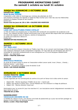 Programme-d-octobre-2016—Canet-en-Roussillon