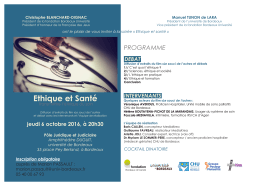 Le programme - fondation Bordeaux Université