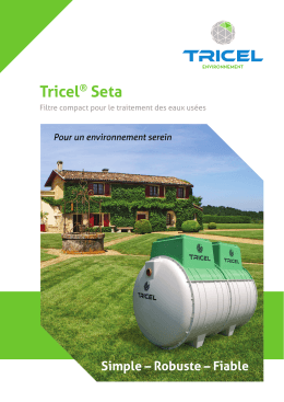 Brochure Tricel Seta