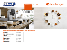 Venez découvrir le robot café Dinamica, près de chez