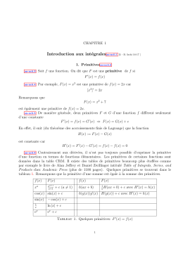 Introduction aux intégralesan-ncii.1 [1 - B. Ischi 16-17 ]