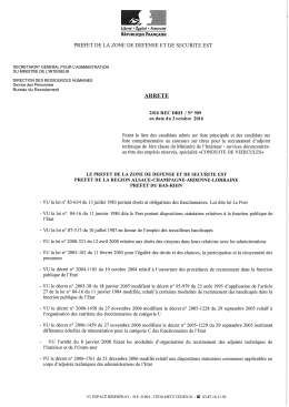 Liste des candidats admis dans la sp&eacute;cialit&eacute; conduite de v&eacute;hicules