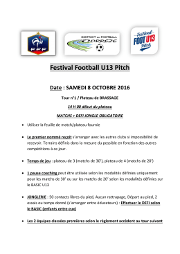 Festival Football U13 Pitch