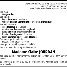 Madame Claire JOURDAN