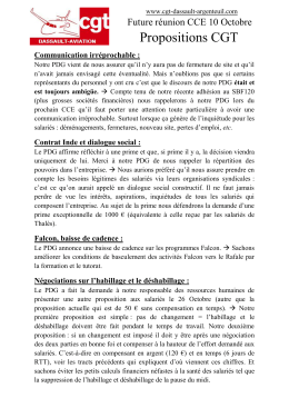 Propositions CGT - cgt dassault argenteuil
