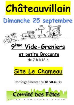 9ème Vide-Greniers Site Le Chameau