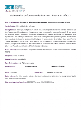 Page 1 École supérieure | D C D du professorat ~ et de l`éducation