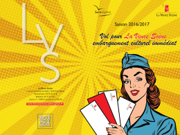 LVS - Saison 2016-2017 - Les spectacles de Grenoble et de l