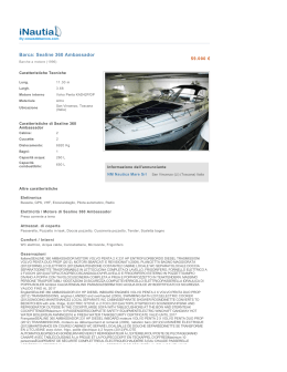 Barca: Sealine 360 Ambassador