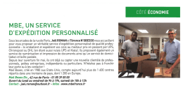 MBE, un service d`expédition personnalisé