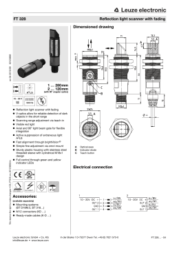 Accessories: Dimensioned drawing Electrical