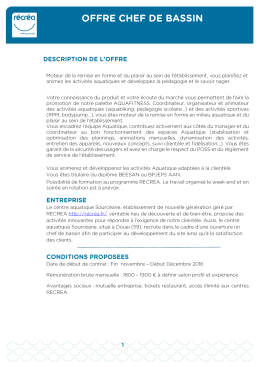 Consultez et t&eacute;l&eacute;chargez l`offre.