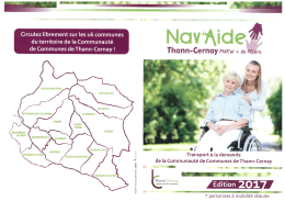 Page 1 |- |- Circulez librement sur les 16 communes N O V l | C E du