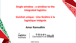Single Window_Integrated Logistics