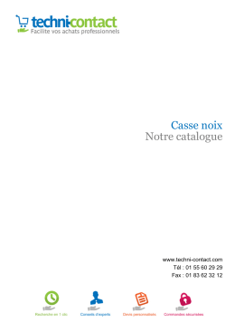 Casse noix Notre catalogue - Techni