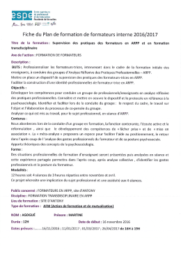 Page 1 École supérieure ) 0 D du professorat * et de l`éducation