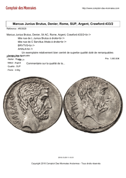 Marcus Junius Brutus, Denier, Rome, SUP, Argent, Crawford:433/2