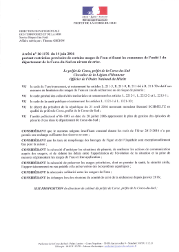 T&eacute;l&eacute;chargez l`arr&ecirc;t&eacute; pr&eacute;fectoral