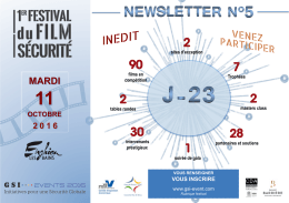 FESTIVAL NEWSLETTER 5 - 15 09 16 (J - 23)2